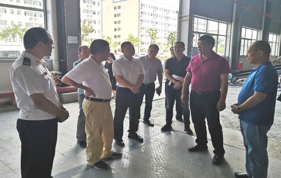 福清市常务副市长一行辅导 光临银娱优越会717新资料科技工业园调研领导